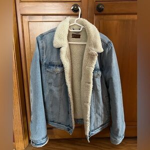 Sherpa lined jean jacket
